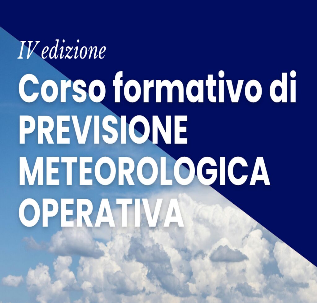 A novembre riparte il Corso di Formazione di Previsione Meteorologica Operativa 1 Aisam Locandina Corso PMO 1 1 Aisam